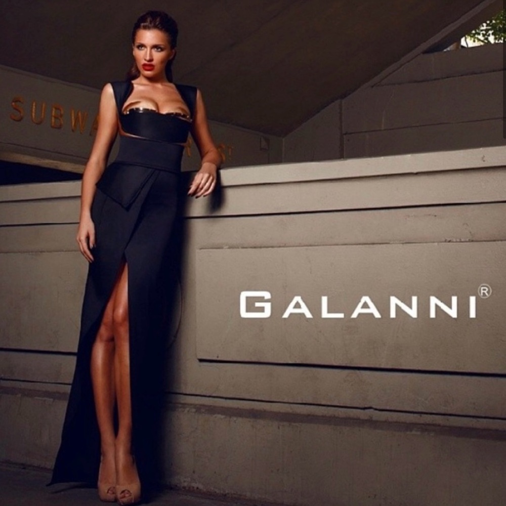 Galanni Arcadian Gown in Black